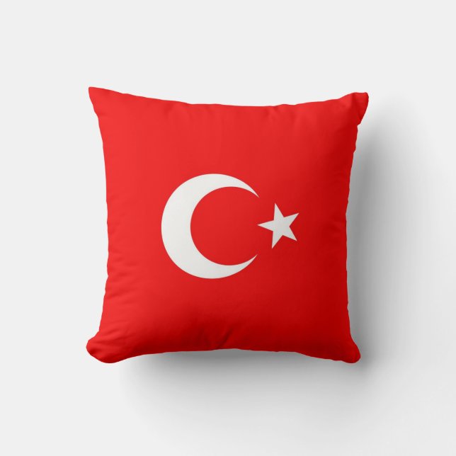 Turkish Flag Cushion (Front)