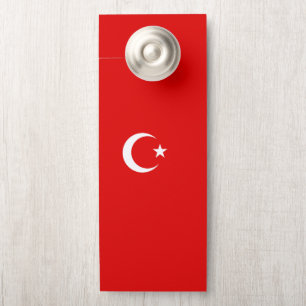 Turkish flag door hanger