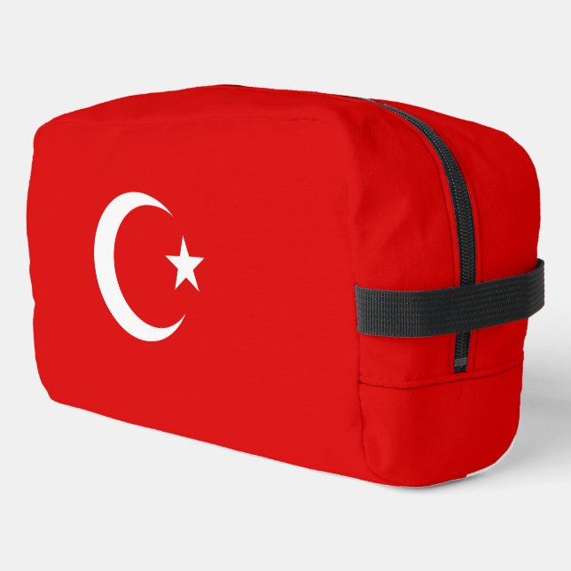 Turkish flag dopp kit (Left Corner)