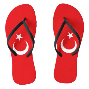 Turkish flag jandals