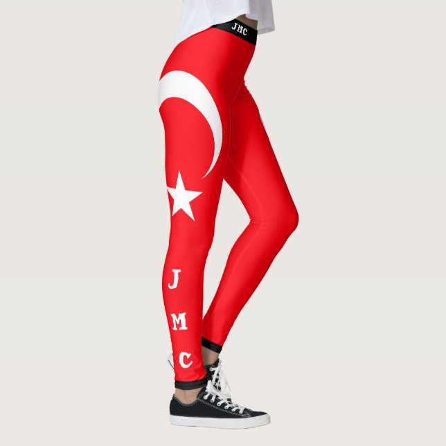 Turkish flag leggings (Right)