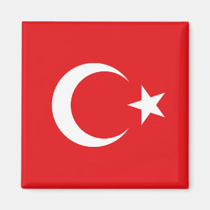 Turkish flag magnet