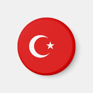 Turkish flag magnet