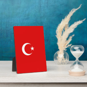 Turkish flag plaque