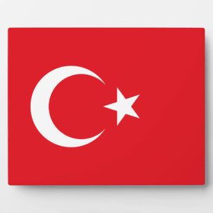 Turkish Flag Plaque