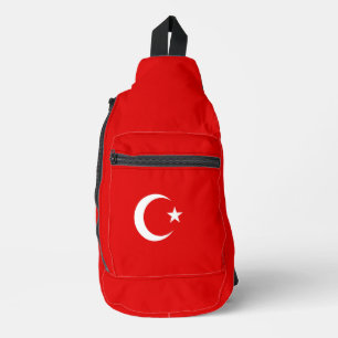 Turkish flag sling bag