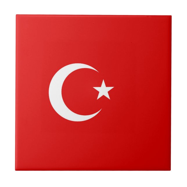 Turkish flag tile (Front)