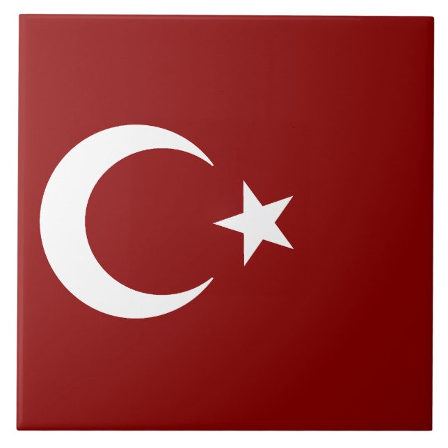 Turkish flag tile (Front)
