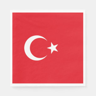 Turkish Flag (Turkey) Napkin