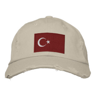 Turkish Flag Turkiye Embroidered Hat