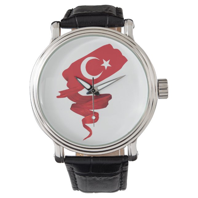 Turkish flag watch (Front)