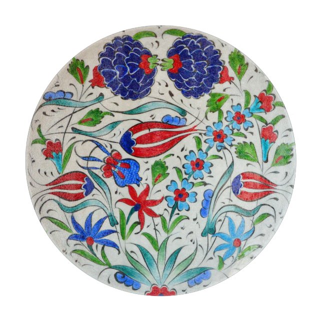 Turkish floral design cutting board (Front)