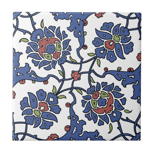 Turkish garden flower composition 1 tile (Front)