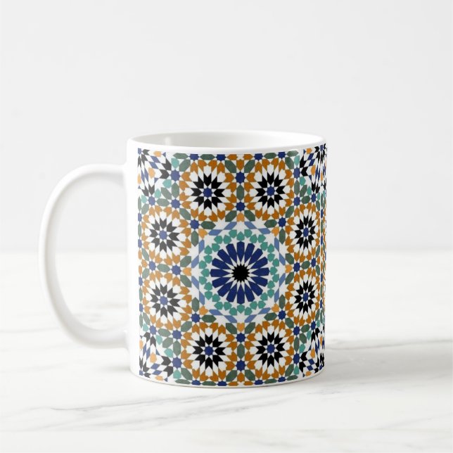 Turkish Geometric Design Coffee Mug (Left)