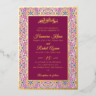 Turkish Geometric Motif Pattern Islamic Wedding