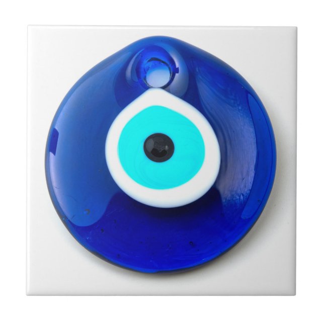 Turkish glass nazar  tile (Front)