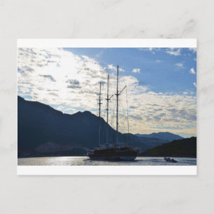 Turkish Gulet In Kas Postcard