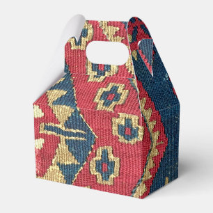 Turkish Kilim Carpet Rug Antique Red Blue  Favour Box