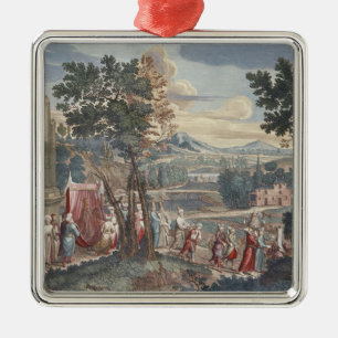Turkish marriage procession, 1712-13 metal tree decoration