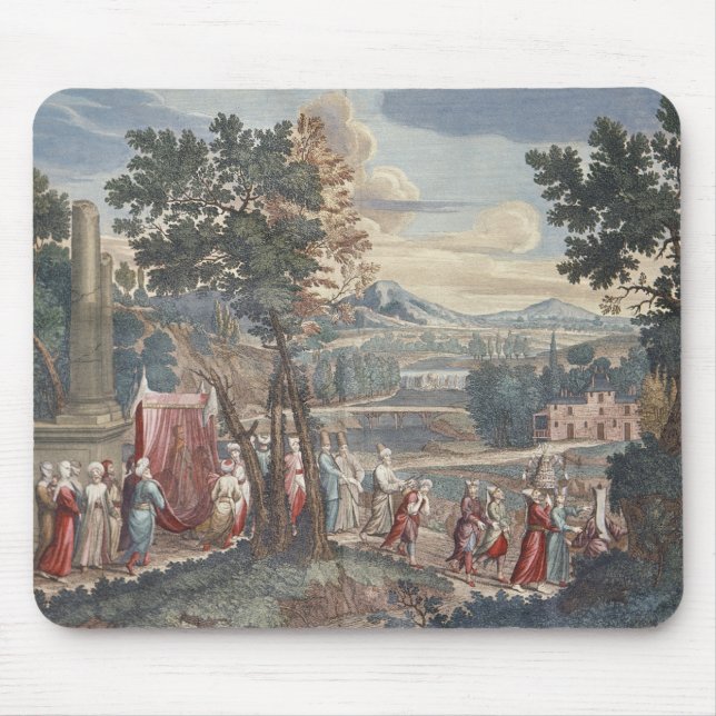 Turkish marriage procession, 1712-13 mouse pad (Front)