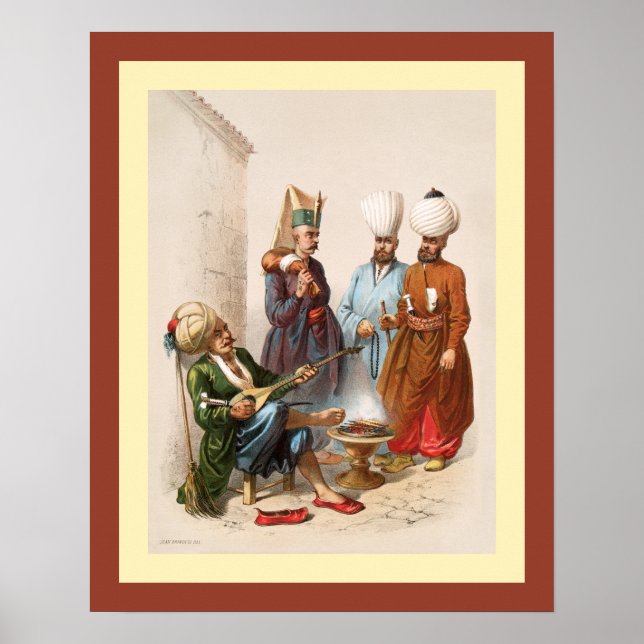 Turkish~Ottoman Empire~ Istanbul~ Jean Brindesi ~ Poster (Front)