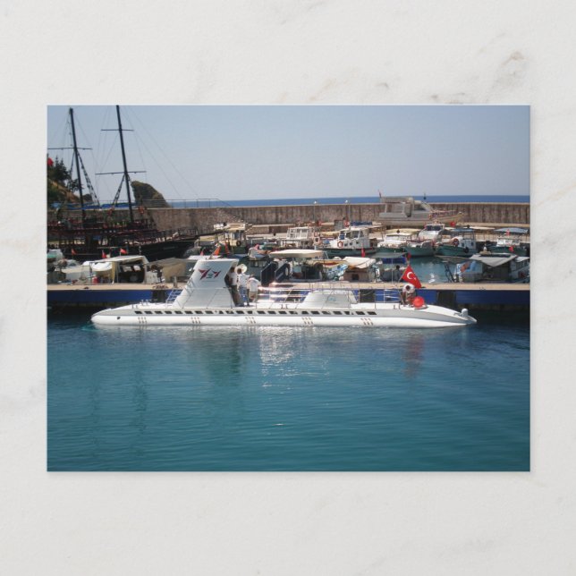 Turkish pleasure submarine postcard (Front)