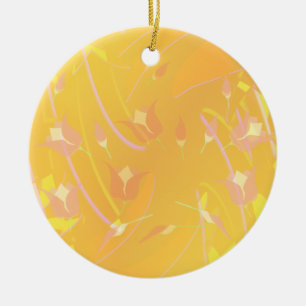 Turkish Poppy Ceramic Tree Decoration
