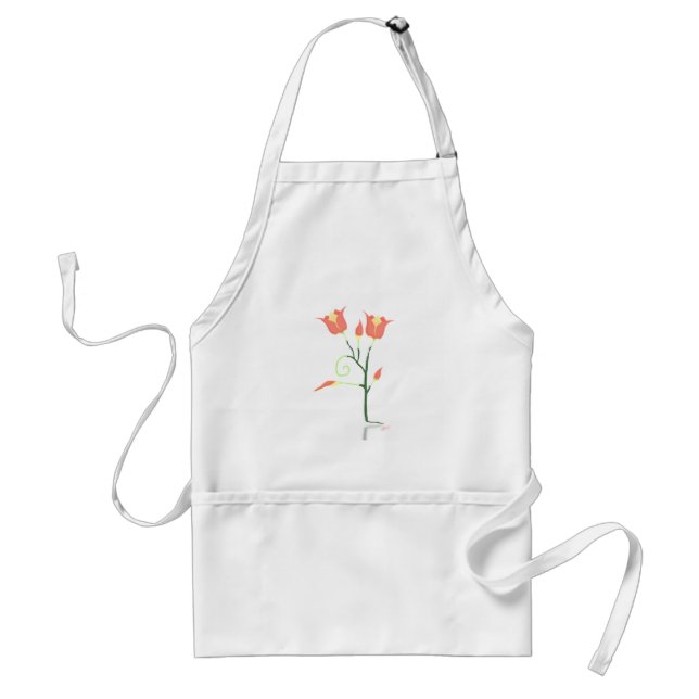 Turkish Poppy Standard Apron (Front)