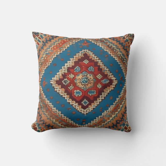 Turkish Popular Beautiful Old Pattern Collection Cushion (Front)