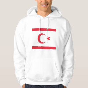 Turkish Republic of Northern Cyprus Flag Emblem Hoodie