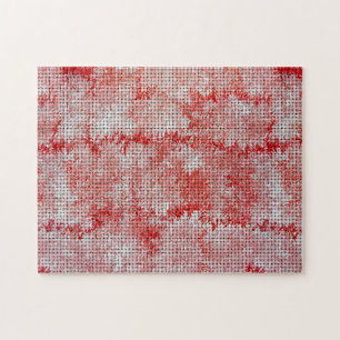 Turkish Rose Weave Pattern Jigsaw Puzzle