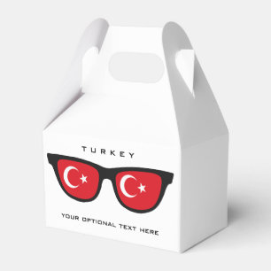 Turkish Shades custom text & colour favour box