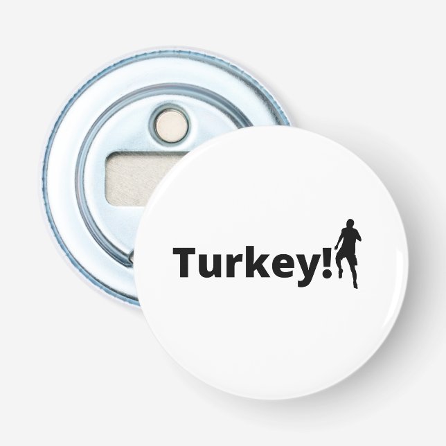 Turkish soccer  bottle opener (Front)