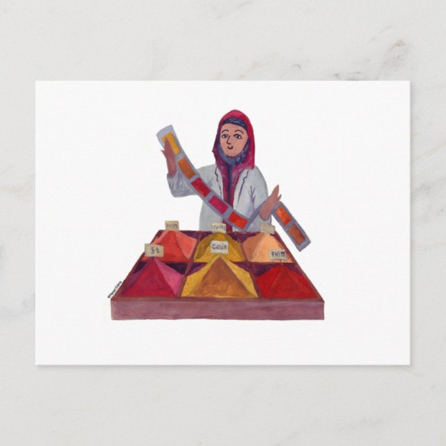 Turkish Spices Postcard (Front)