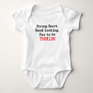 turkish strong baby bodysuit