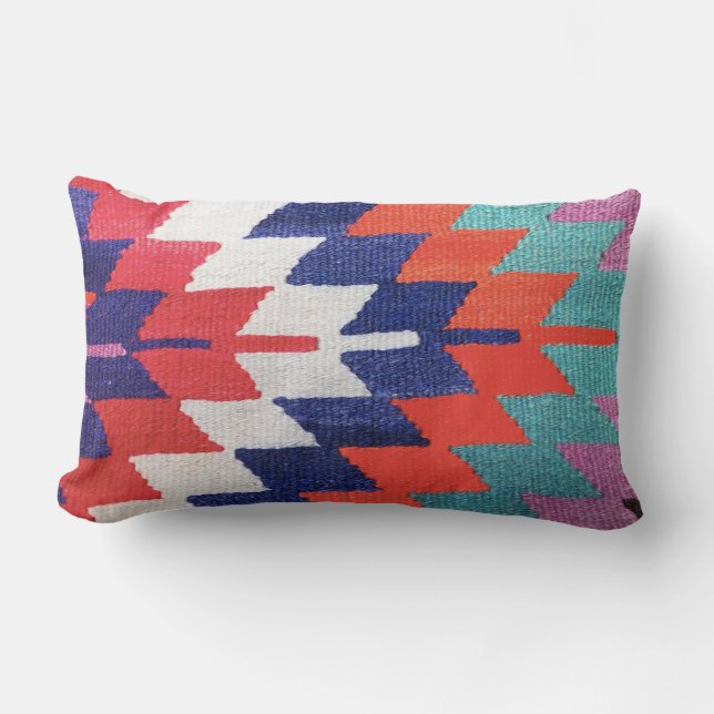 "Turkish Throw Pillow" Lumbar Cushion (Front)