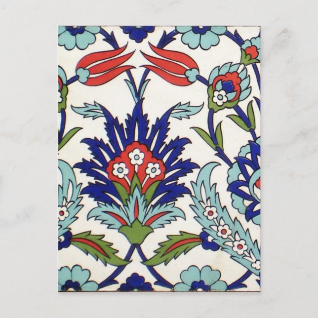 Turkish tile 2012 Calendar Postcard (Front)