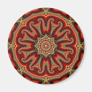 Turkish Tile Mandala Magnet