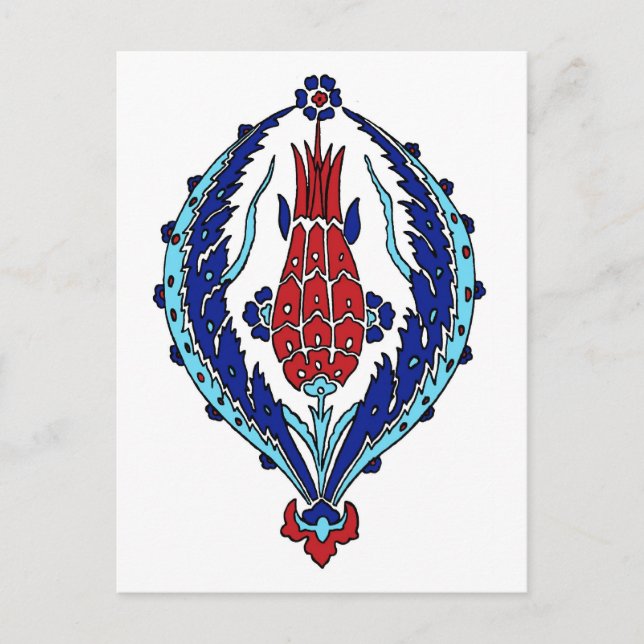 Turkish tile Postcard (Front)