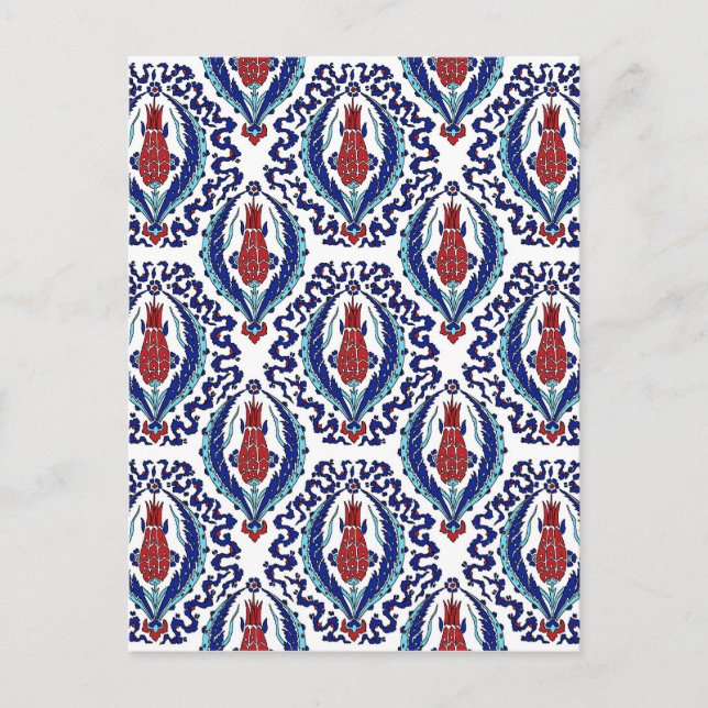 Turkish tile Postcard (Front)