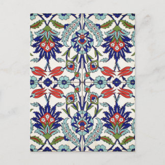 Turkish tile Postcard