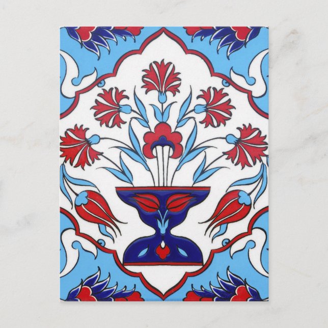 Turkish tile Postcard (Front)