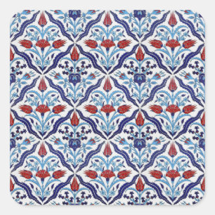 Turkish tile Square Sticker