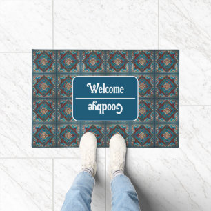 Turkish Trendy Beautiful Old Pattern Collection Doormat