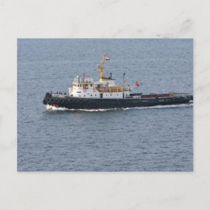 Turkish tugboat in Istanbul Postcard