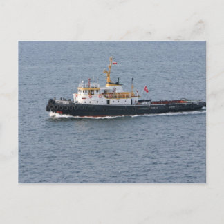 Turkish tugboat in Istanbul Postcard