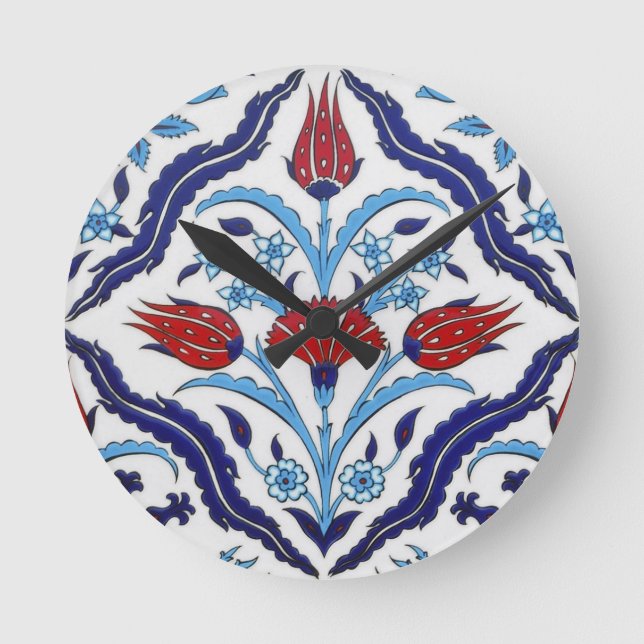 Turkish tulips Wall Clock (Front)
