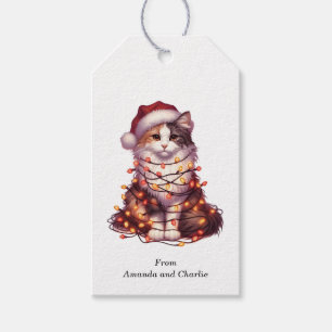 Turkish Van Cat Gift Tags