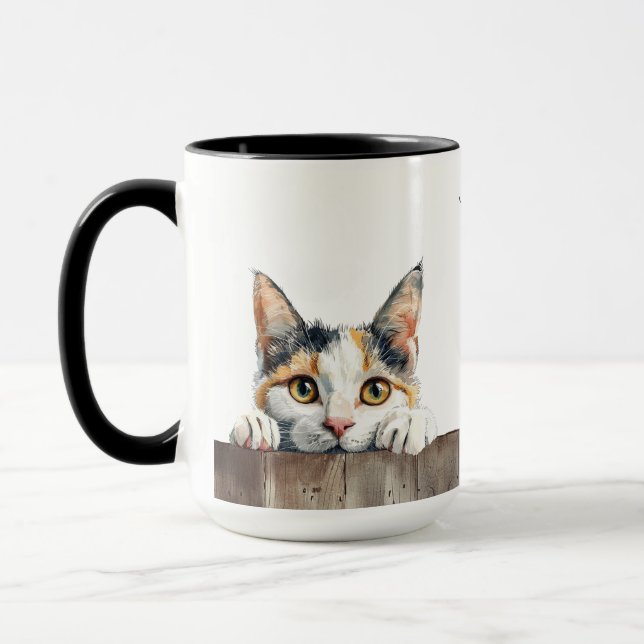 Turkish Van Cat Mug (Left)