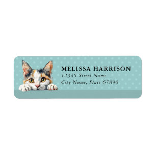 Turkish Van Cat Return Address Labels